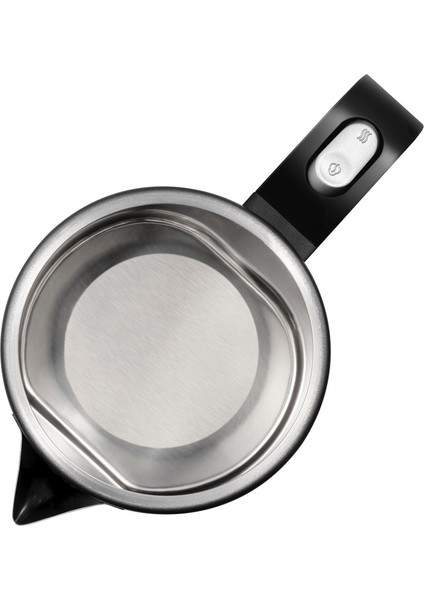 Füme Renkli 1 Lt Demlikli 1800W Çay Makinesi, Şık ve Kullanışlı Tasarım