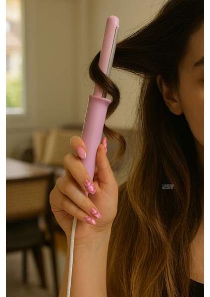 Pembe Taşınabilir Seyahat Saç Maşası, Kompakt ve Şık Tasarım fiyatları