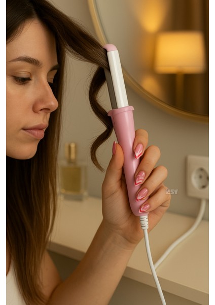 Pembe Taşınabilir Seyahat Saç Maşası, Kompakt ve Şık Tasarım modelleri