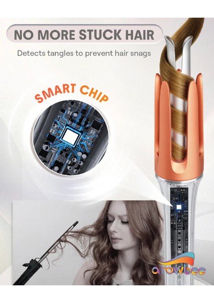 Pratik Otomatik Saç Kıvırıcı, Turuncu, Kolay Kullanımlı ve Hızlı Şekillendirici fiyatları