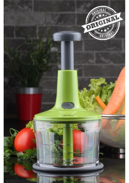 Yeşil Çocuk El Robotu, Bıçak Korumalı Güvenli ve Eğlenceli Tasarım