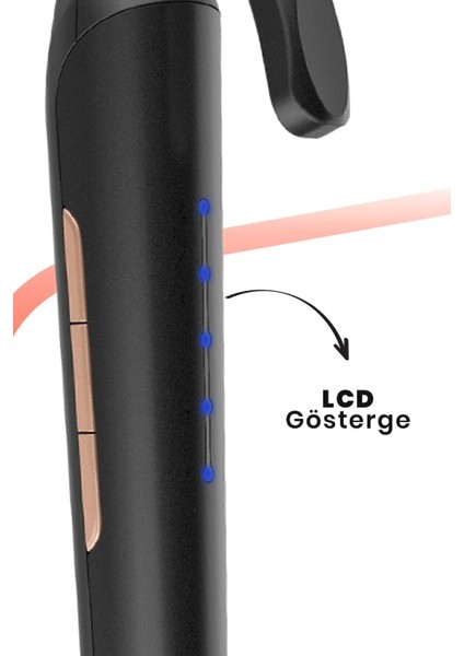 Renkli Turmalin Seramik Saç Maşası, 360° Dönebilen Kablo ile Şekillendirme Keyfi indirimleri