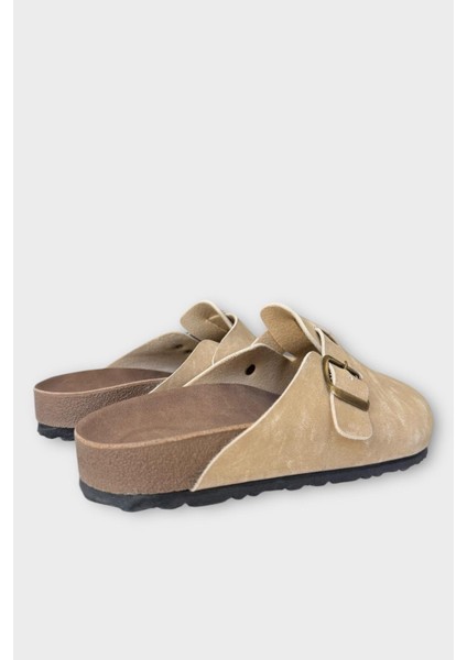 Mantar Taban Boston Birkens Model Günlük Sabo Unisex Ev Terliği Bej fırsatları