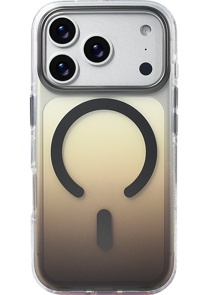 iPhone 17 Pro Kılıf Toros Renk Geçişli Wireless Şarj Özellikli Silikon