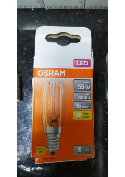 6,5W/55W 730LM E14 Duy Ampul