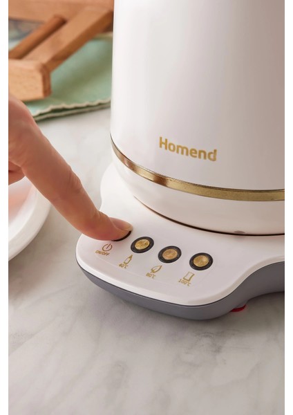 1760H Konuşan Çay Makinesi Krem Gold, Şık ve Fonksiyonel Tasarım fırsatları