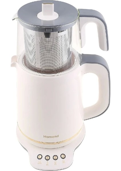 1760H Konuşan Çay Makinesi Krem Gold, Şık ve Fonksiyonel Tasarım