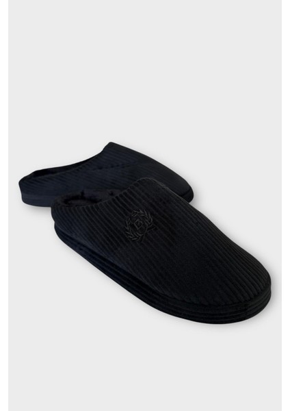 Erkek Hafif Kaydırmaz Taban Ev Terliği Siyah fiyatları