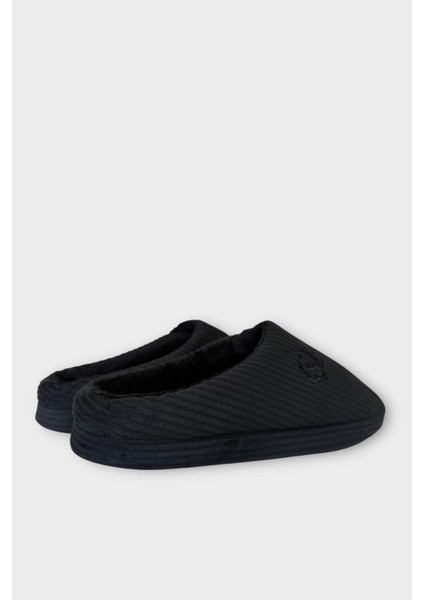 Erkek Hafif Kaydırmaz Taban Ev Terliği Siyah fırsatları