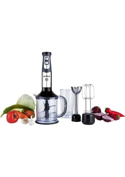 1200 W Güçlü Gümüş Blender Seti, Hızlı ve Pratik Kullanım Için Ideal