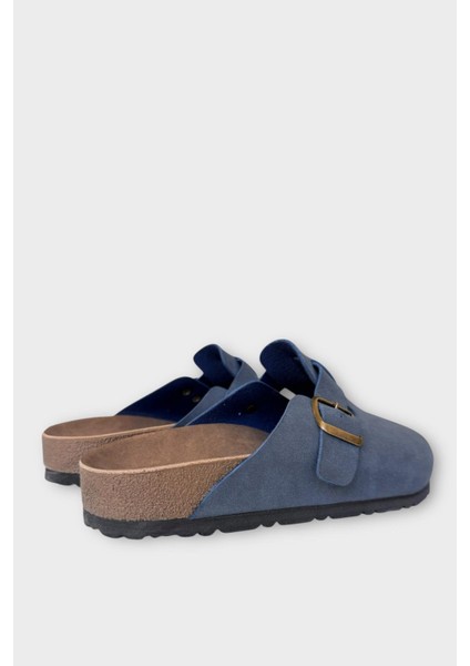 Mantar Taban Boston Birkens Model Günlük Sabo Unisex Ev Terliği Füme