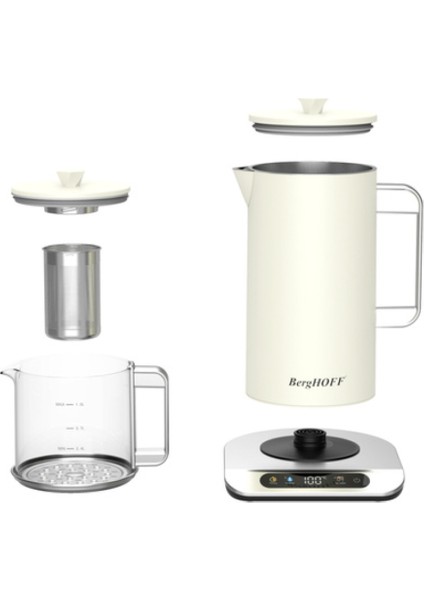 Renkli Retro Çay Makinesi 1,7 L Krem, Şık ve Kullanışlı Ev Ürünleri fiyatları