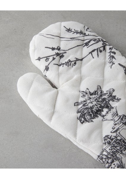 Valessa Polyester 2'li Mutfak Seti 17X30 CM+20X20 cm Krem-Gri fiyatları