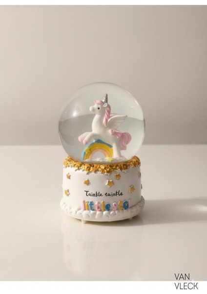 Unicorn Temalı Kar Küresi – Işıklı ve Müzikli Dekoratif Biblo, Hediye ve Ev Ofis Süs Eşyası fiyatları