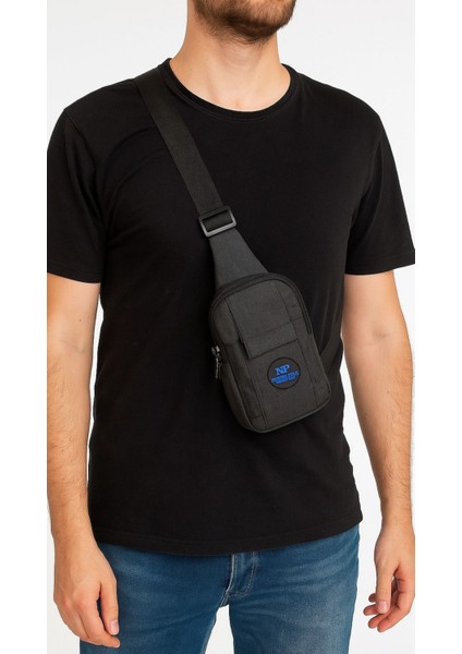 Suntrend Telefon Bölmeli Unisex Çapraz Göğüs ve Omuz Çantası
