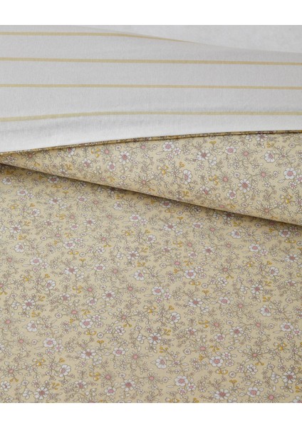 Petty Chic Kolay Ütülenir Çift Kişilik Nevresim Seti 200X220 cm Açık Sarı modelleri