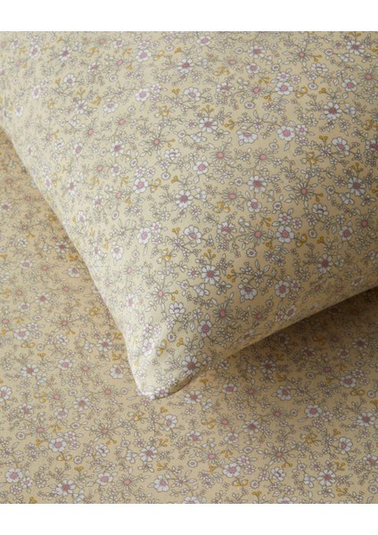 Petty Chic Kolay Ütülenir Çift Kişilik Nevresim Seti 200X220 cm Açık Sarı fırsatları