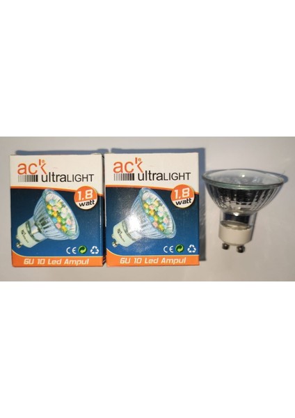 Ultralight 1,8 Watt GU10 Duy 5 Renk Yanıyor 220-240V Rgb LED 1 Adet