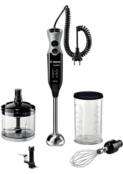 Siyah El Blenderi Seti - Çok Fonksiyonlu ve Kullanışlı Mutfak Aleti