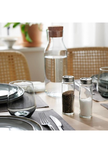 Cam Tuzluk ve Karabiberlik Takımı, 12 Cm, 2'li Set, Şık ve Kullanışlı Tasarım modelleri