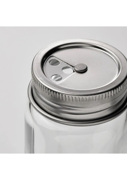 Cam Tuzluk ve Karabiberlik Takımı, 12 Cm, 2'li Set, Şık ve Kullanışlı Tasarım