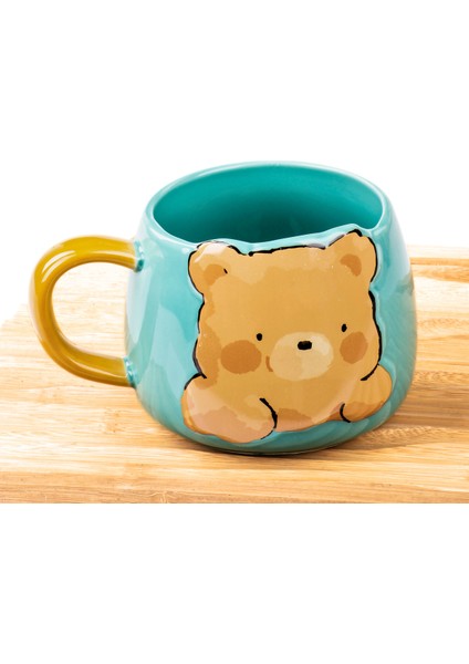 El Dekoru Ayı Figürlü Porselen Kupa 350 Ml, Şık ve Dayanıklı modelleri