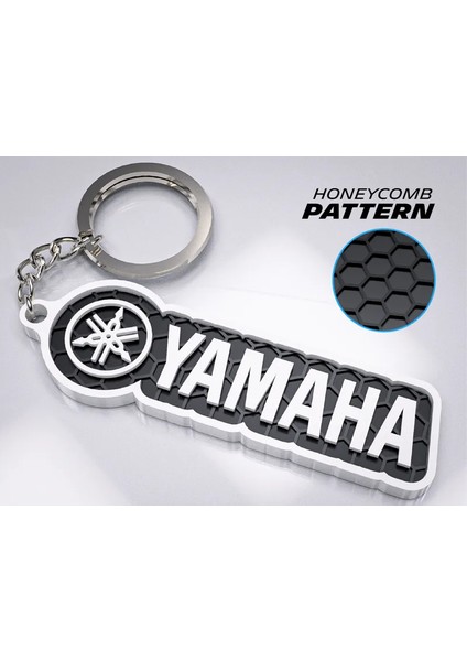 Yamaha Logo + Yazı Anahtarlık