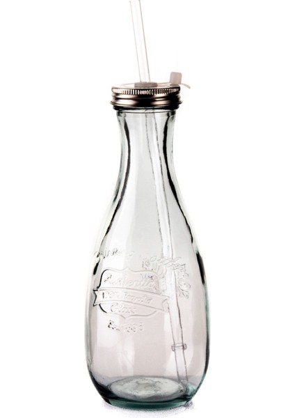 Beyaz 570CC Pıpetli Şişe, Şık ve Kullanışlı Içecek Kabı