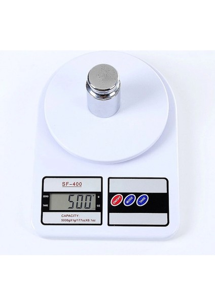 Dijital Mutfak Tartısı, Hassas Terazi, LCD Ekran, 10 Kg, Beyaz fırsatları