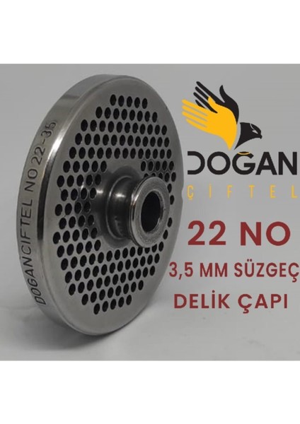 Metalik Kıyma Makinesi Aynası No:22/3,5 – Dayanıklı ve Şık Tasarım