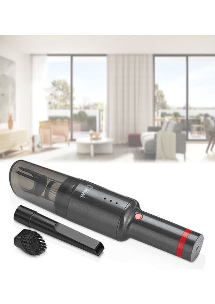 Pratik Şarjlı El Süpürgesi, Hafif ve Şık Gri Renkli Temizlik Yardımcısı