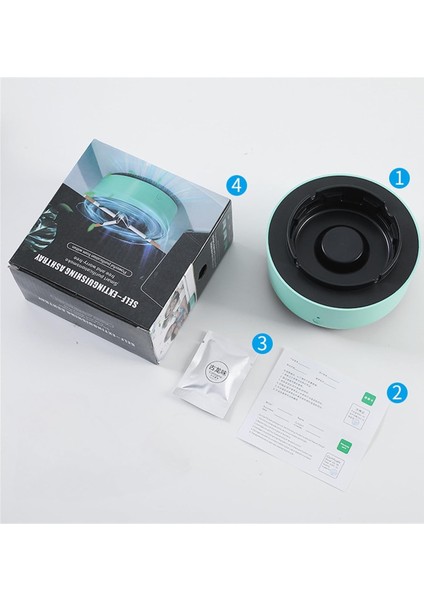 Renkli ve Modern Akıllı Küllük, Duman Hapseden, Etkili ve Şık Tasarım fırsatları