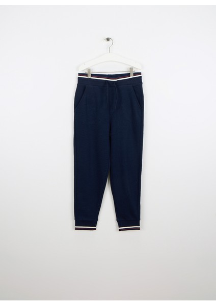 Lastikli Paça Lacivert Erkek Çocuk Eşofman Altı 32N4CF06E