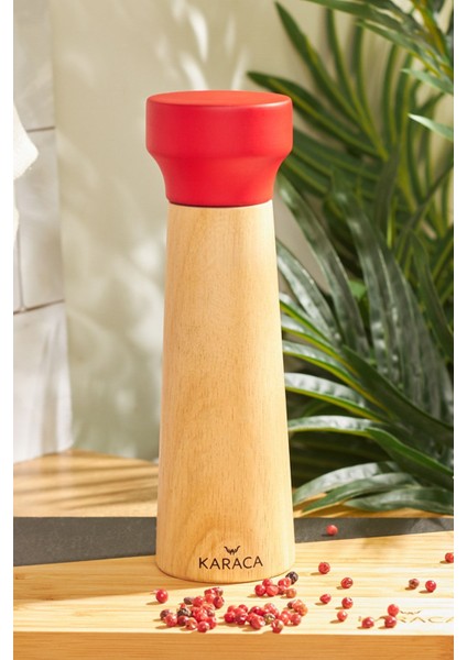 21 cm Baharat Değirmeni, Ahşap ve Metal Tasarım, Kolay Kullanım