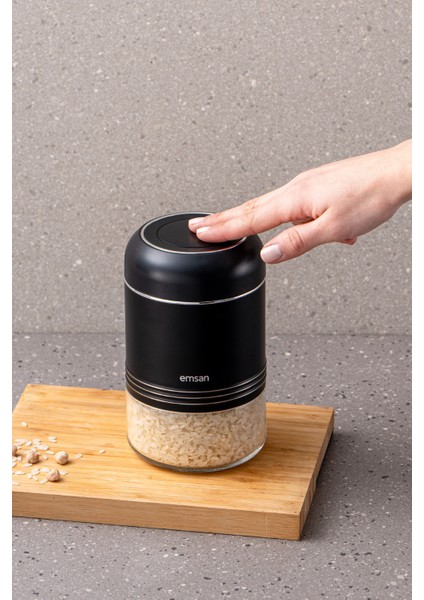 Siyah 650 ml Saklama Kavanozu - Pratik ve Şık Mutfak Çözümü indirimleri