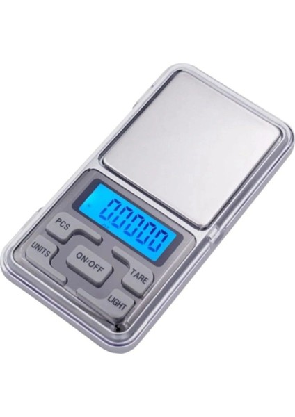 Dijital Hassas Elektronik Cep Terazisi 200 G / 0.01 G, Metalik Gri indirimleri