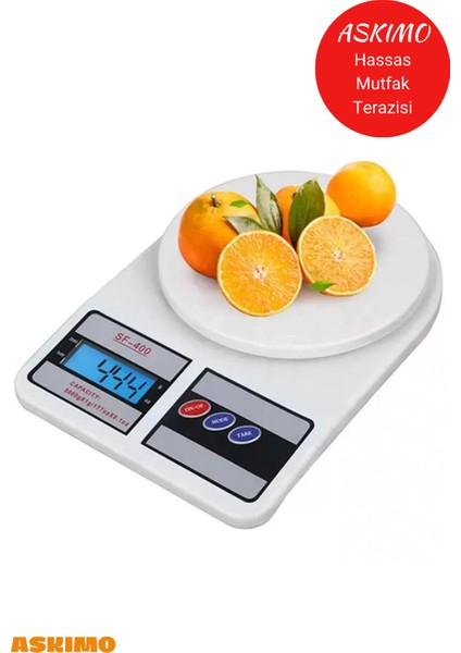 Hassas Dijital El Terazisi 10 kg LCD Ekranlı Mutfak Tartısı