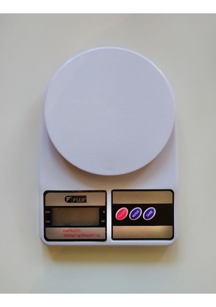 Dijital Mutfak Terazisi, 10KG/1G, Beyaz, Hassas ve Kullanışlı Ölçüm Cihazı