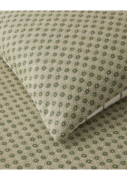 Bloomtopia Pamuk Tek Kişilik Nevresim Takımı 160X220 cm Yeşil indirimleri