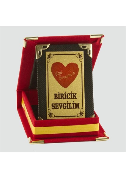 Wizard Biricik Sevgilim Plaketi-Kırmızı fiyatları