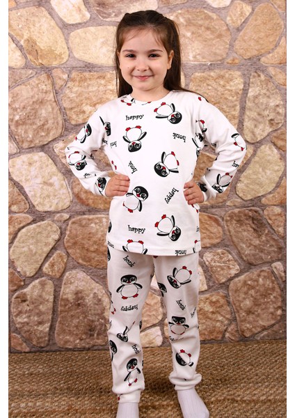 Kedi Desenli %100 Pamuk Kız Çocuk Pijama Takım fiyatları