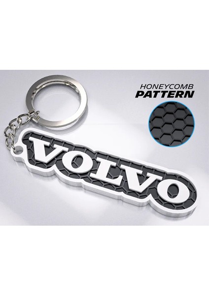 Volvo Yazı Anahtarlık