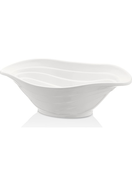 18033.CW - Duet Krem Beyaz Kase 33X23 Cm, Thermoset Melamin