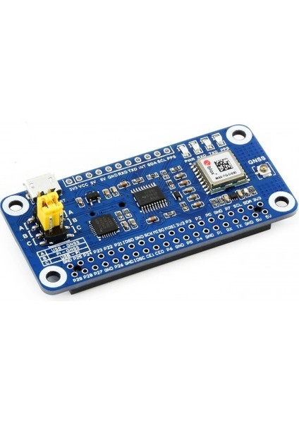 Raspberry Pi Için Max-7q Gnss Hat Modülü (Gps, Glonass, Qzss, Sbas Uyumlu)