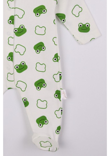 Kurbağa Desenli Patikli Çıtçıtlı Tulum fiyatları