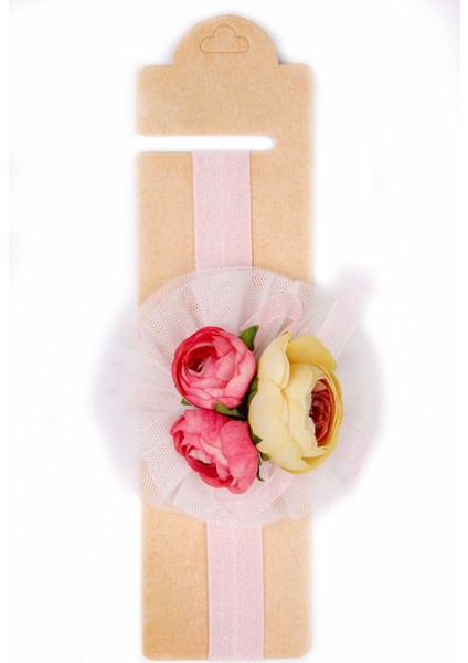 Dondurma Desenli Kız Bebek Saç Bandı