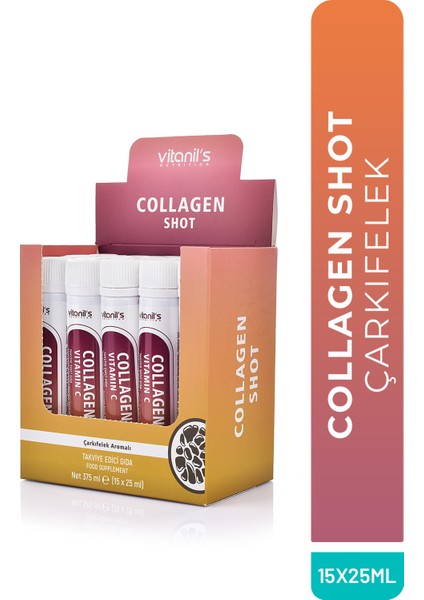 Collagen Shot Çarkıfelek Aromalı 15X25ML