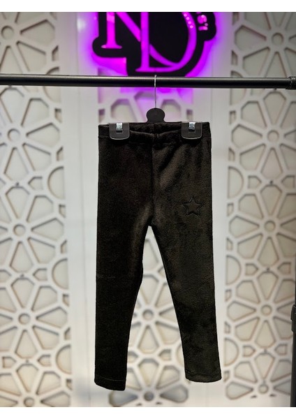 Kız Çocuk Kışlık Esnek Peluş Tayt 4-9 Yaş modelleri