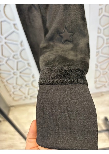 Kız Çocuk Kışlık Esnek Peluş Tayt 4-9 Yaş indirimleri