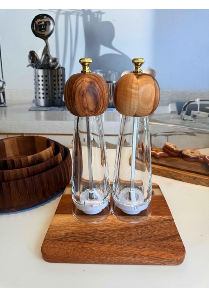 Bambu Tuzluk-Karabiber Değirmeni 2 'li fiyatları